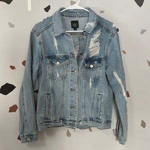 Distressed Jean Jacket